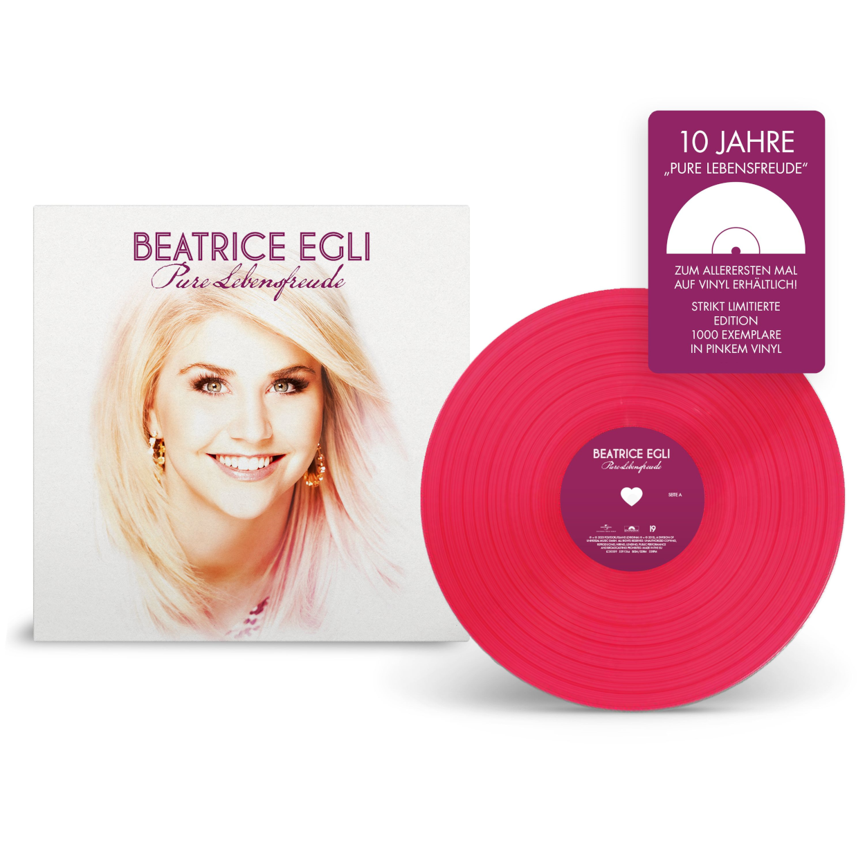 Bravado Pure Lebensfreude Beatrice Egli Pink Vinyl