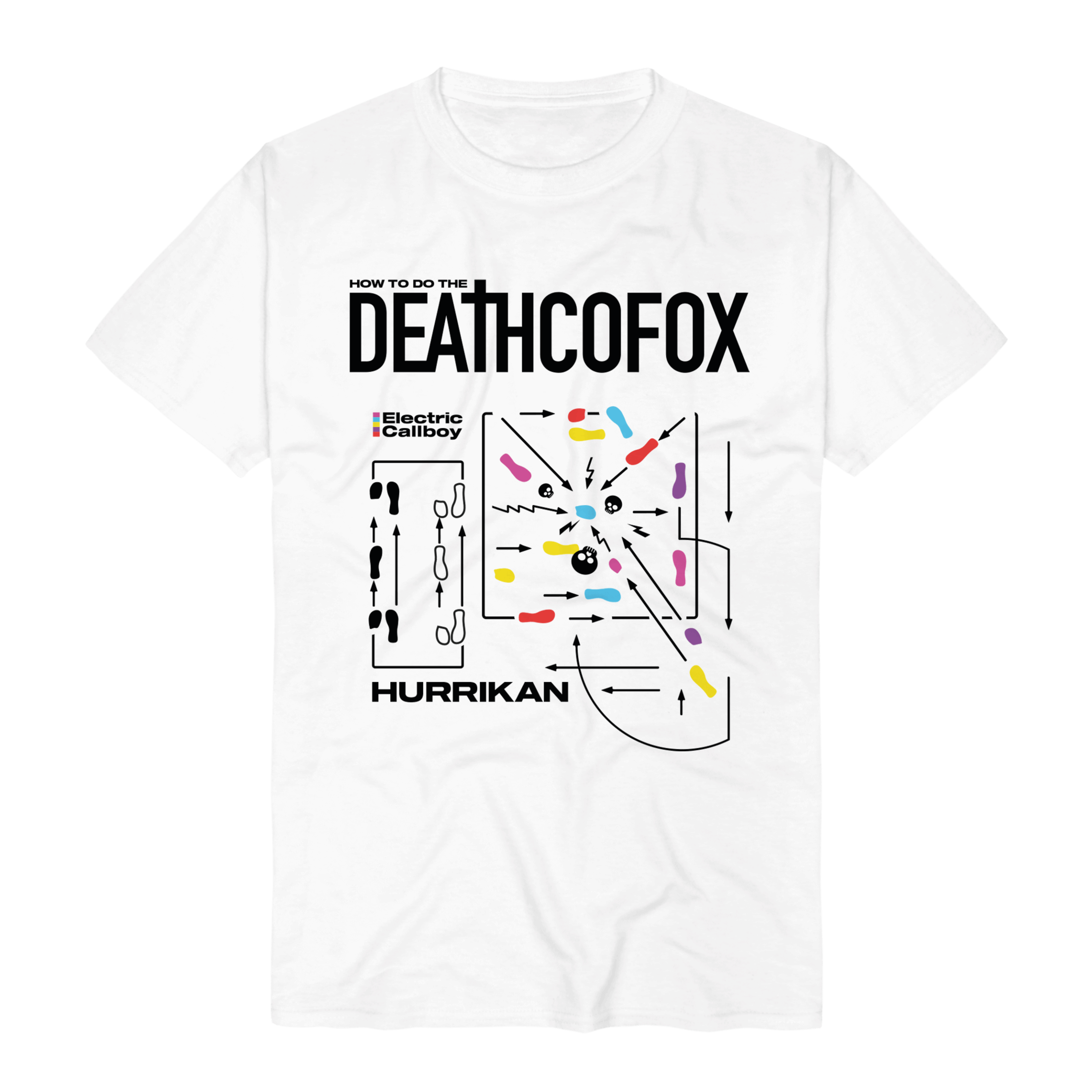 - - T-Shirt Callboy - Bravado Deathcofox Electric
