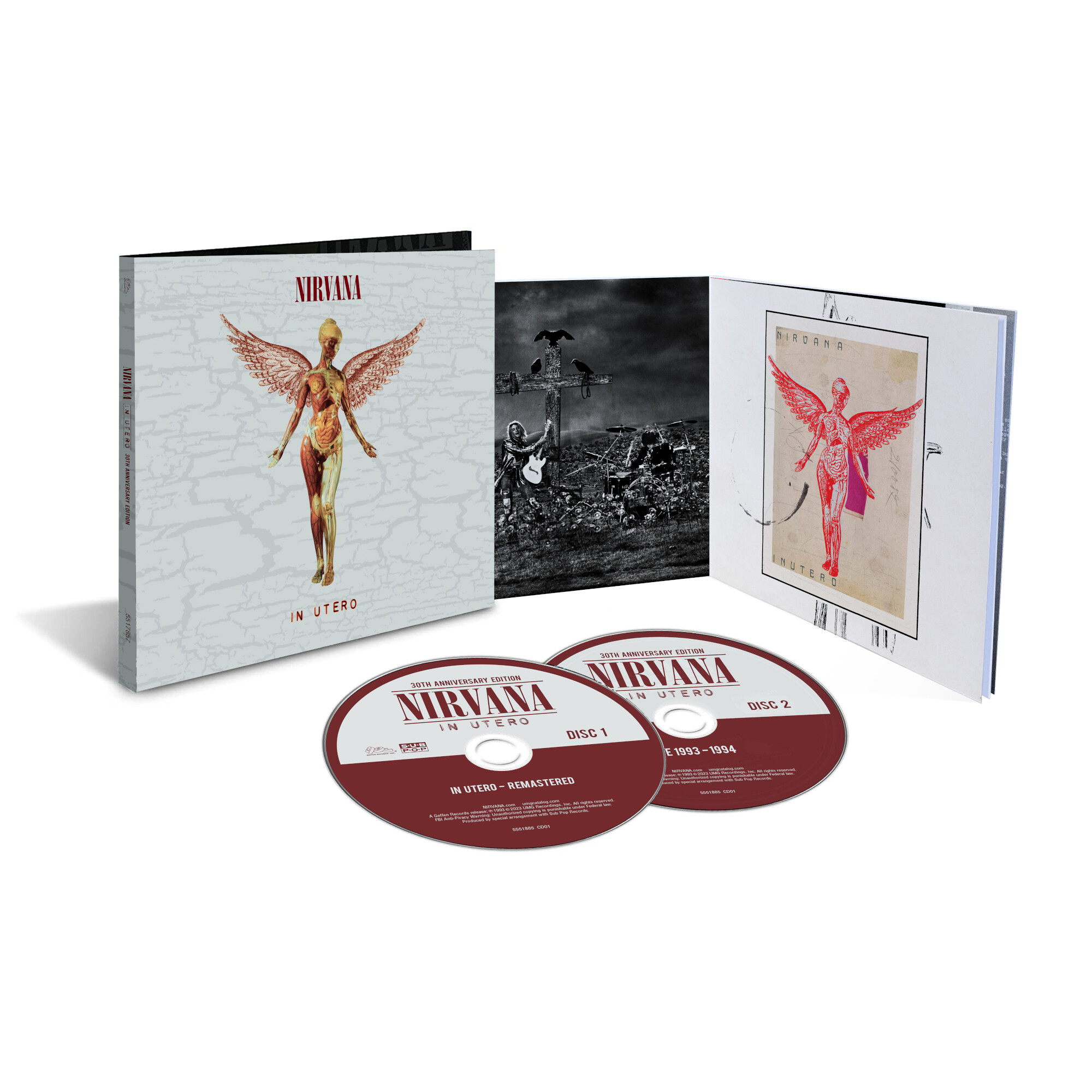 Bravado In Utero 30th Anniversary Nirvana Deluxe 2CD