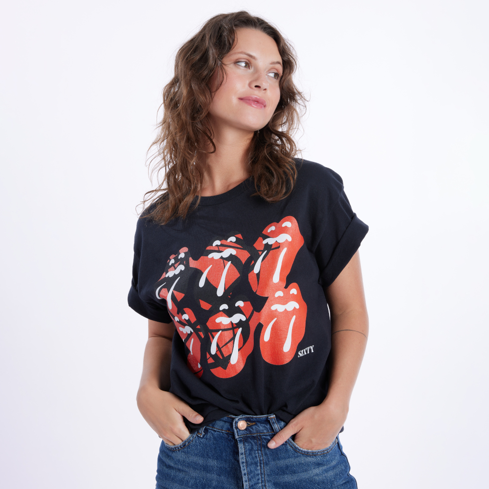 Bravado Sixty Multi Tongue Tour The Rolling Stones T Shirt