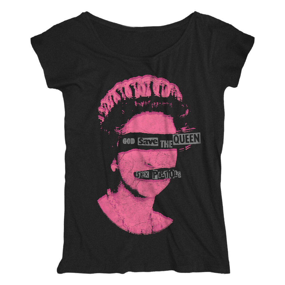 Bravado God Save The Queen Sex Pistols Loose Fit Girlie Shirt