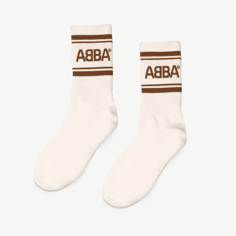 ABBA Socks (Brown/White) von ABBA - Socken jetzt im Bravado Store