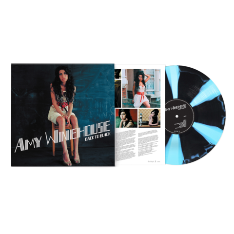 Back to Black von Amy Winehouse - Limited LP - Blue and Black Coloured Vinyl jetzt im Bravado Store