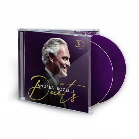 Duets - 30th Anniversary von Andrea Bocelli - 2CD jetzt im Bravado Store