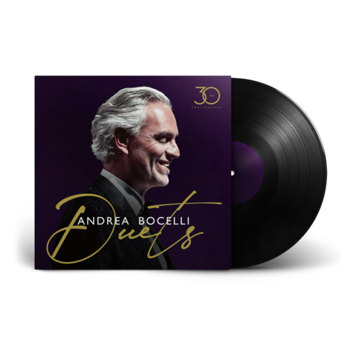 Duets - 30th Anniversary von Andrea Bocelli - LP + Signierter Art Card jetzt im Bravado Store