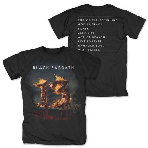 13 Tracklist von Black Sabbath - T-Shirt jetzt im Bravado Store