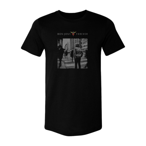 Album Cover Tee in Black von Bon Jovi - T-Shirt jetzt im Bravado Store