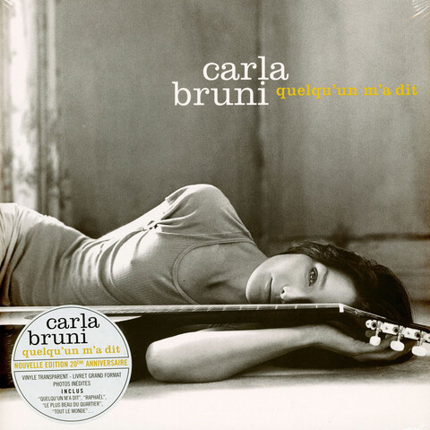 Quelqu'un m'a dit von Carla Bruni - Limited 20th Anniversary Transparent LP jetzt im Bravado Store