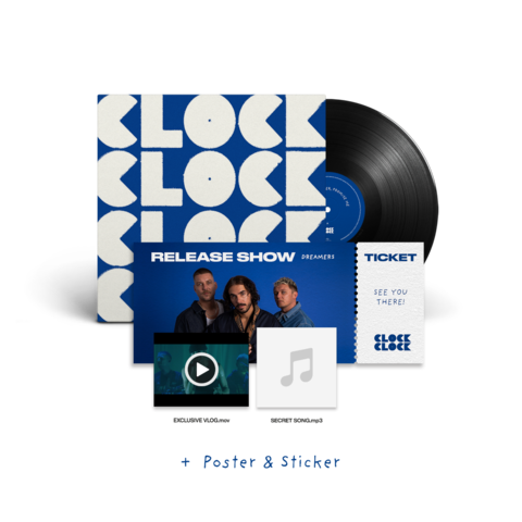 Dreamers von ClockClock - Vinyl + Ticket (Mannheim oder Hamburg) + Secret Song + Exklusiver Vlog jetzt im Bravado Store