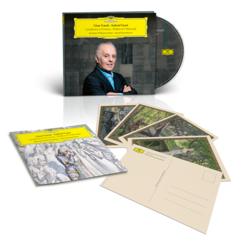 César Franck: Symphony D minor / Gabriel Fauré: Pelléas et Mélisande von Daniel Barenboim - CD + 5 limitierte Art Postcards jetzt im Bravado Store