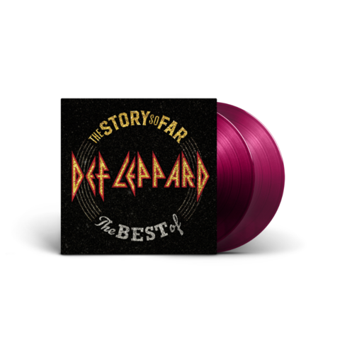 The Story So Far von Def Leppard - 2LP Colour Magenta transparent Vinyl jetzt im Bravado Store