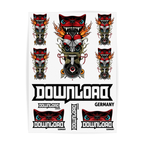 Download von Download Festival - Klebetattoo-Set jetzt im Bravado Store