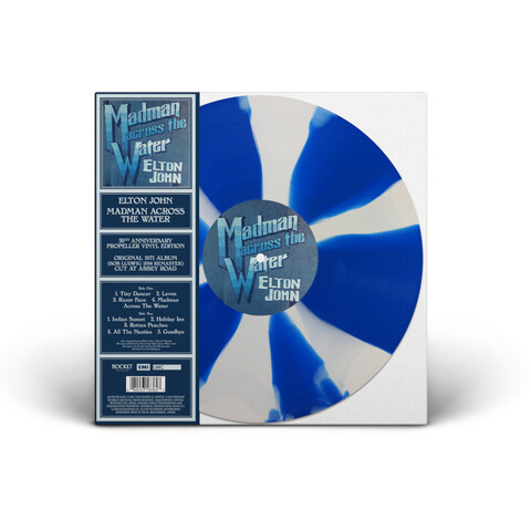 Madman Across The Water von Elton John - Limited Blue And White Vinyl LP jetzt im Bravado Store