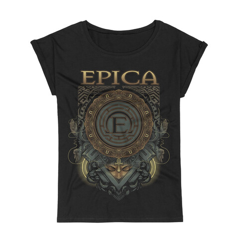 Centered von Epica - Girlie Shirt mit Rollup Ärmeln jetzt im Bravado Store