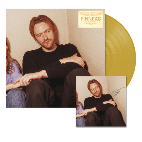 For Cryin' Out Loud! von FINNEAS - Standard Gold BioVinyl + signed Artcard jetzt im Bravado Store