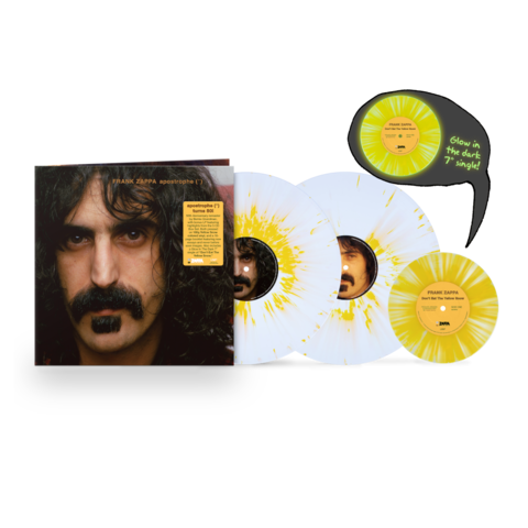 Apostrophe(')  (50th Anniversary Edition) von Frank Zappa - 2LP - White &Yellow Coloured Vinyl + 7" Vinyl jetzt im Bravado Store