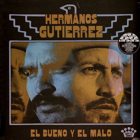 El Bueno Y El Malo von Hermanos Gutiérrez - LP - Blue Green Splatter Vinyl Edition jetzt im Bravado Store