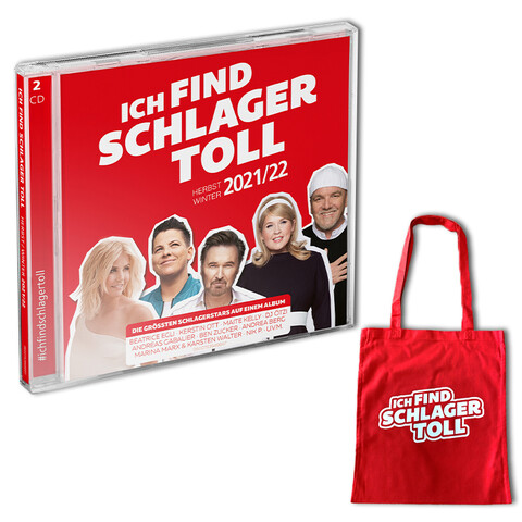 Ich find Schlager toll - Herbst/Winter 2021/22 von Ich find Schlager toll - 2CD + Jutetasche jetzt im Bravado Store