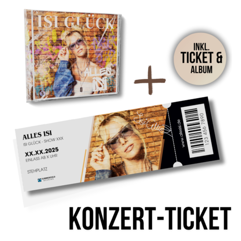 Alles Isi von Isi Glück - CD + Family-Konzert-Bundle Dortmund jetzt im Bravado Store