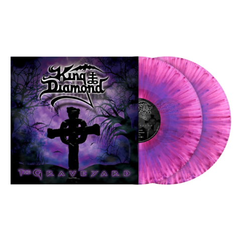 The Graveyard von King Diamond - 2LP - neon pink with purple splatter jetzt im Bravado Store