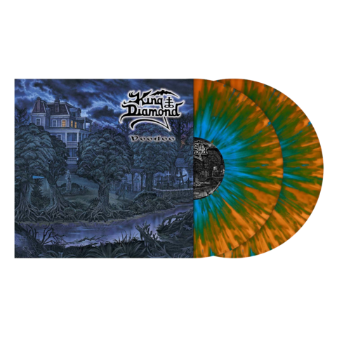 Voodoo von King Diamond - 2LP - Orange with sky blue splatter jetzt im Bravado Store