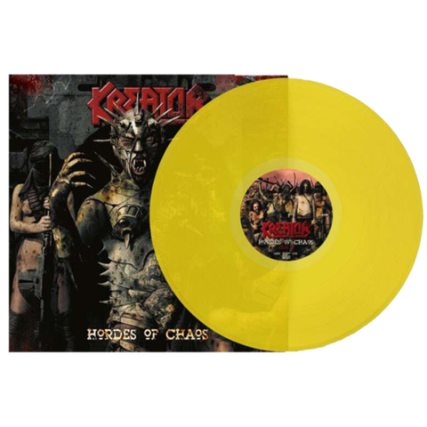 Hordes Of Chaos (Remastered) von Kreator - LP - Yellow Coloured Vinyl jetzt im Bravado Store