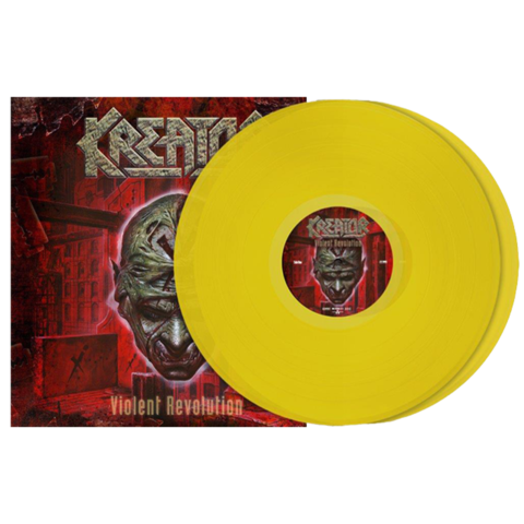 Violent Revolution von Kreator - 2LP - Yellow Coloured Vinyl jetzt im Bravado Store