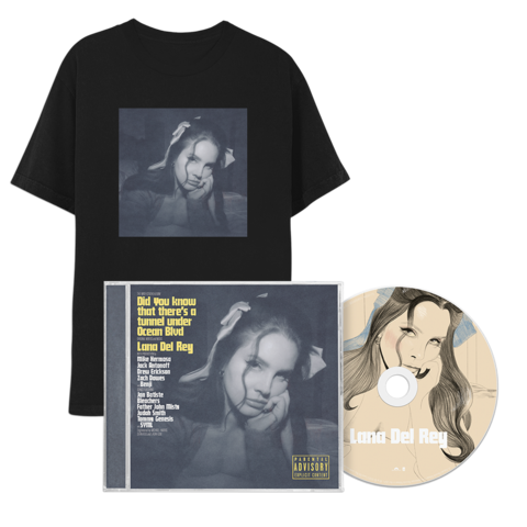 Did you know that there's a tunnel under Ocean Blvd  von Lana Del Rey - CD + Album T-Shirt - Black jetzt im Bravado Store