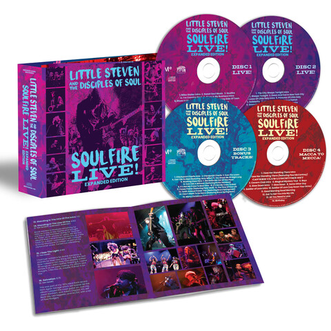 Soulfire Live (4CD) von Little Steven & The Disciples Of Soul - 4CD jetzt im Bravado Store