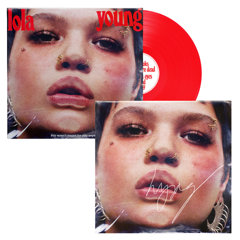 This Wasn't Meant For You Anyway von Lola Young - Limited Edition Transparent Red Vinyl + signed Card jetzt im Bravado Store