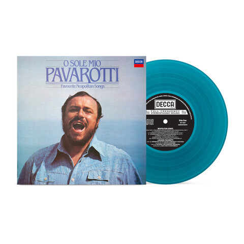 O Sole Mio von Luciano Pavarotti - LP - Blue Coloured Vinyl jetzt im Bravado Store