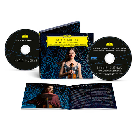 Paganini: 24 Caprices von María Dueñas - 2CD jetzt im Bravado Store