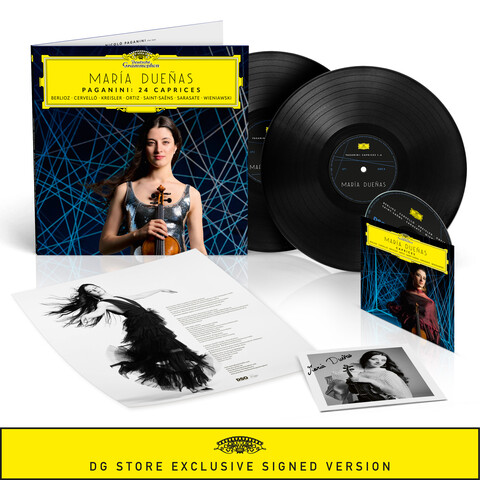 Paganini: 24 Caprices von María Dueñas - Limitierte 2LP + 1CD + Signierte Art Card jetzt im Bravado Store