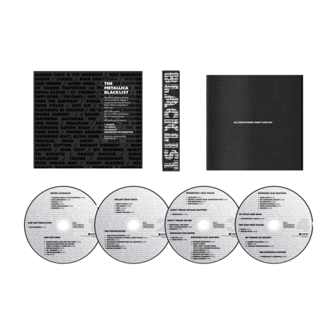 The Metallica Blacklist - 4CD von Metallica - 4CD jetzt im Bravado Store