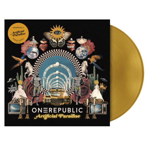 Artificial Paradise von OneRepublic - LP - Gold Coloured Vinyl jetzt im Bravado Store