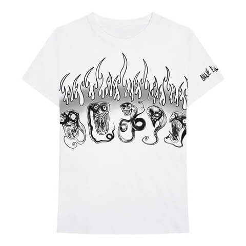 billie eilish flame shirt