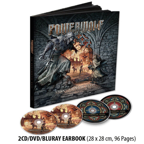 The Monumental Mass: A Cinematic Metal Event von Powerwolf - Blu-Ray / DVD / 2CD Earbook jetzt im Bravado Store