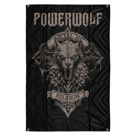 Wolfhead von Powerwolf - Flagge jetzt im Bravado Store