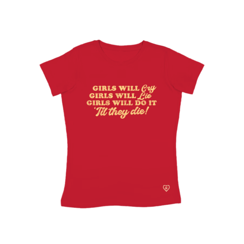 Girls Will Cry Baby Tee von Sabrina Carpenter - Crop Shirt jetzt im Bravado Store