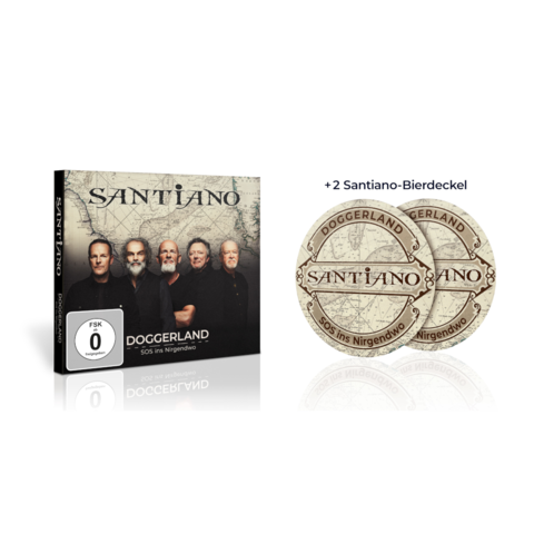 Doggerland - SOS Ins Nirgendwo von Santiano - Deluxe CD+DVD+BLURAY + 2 Bierdeckel jetzt im Bravado Store