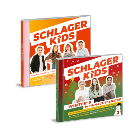 Vol. 2 - Winter- & Weihnachtslieder & Vol. 1 von Schlagerkids - 2CD jetzt im Bravado Store