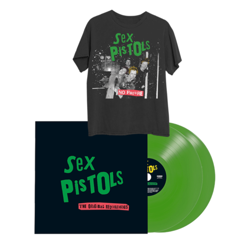 The Original Recordings von Sex Pistols - Exclusive Transparent Green Vinyl 2LP + T-Shirt jetzt im Bravado Store