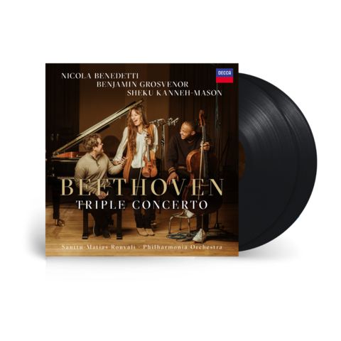 Beethoven: Triple Concerto, Op. 56 von Benjamin Grosvenor, Sheku Kanneh-Mason, Nicola Benedetti - LP jetzt im Bravado Store