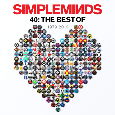 40: The Besf Of 1979-2019 (2LP) von Simple Minds - 2LP jetzt im Bravado Store
