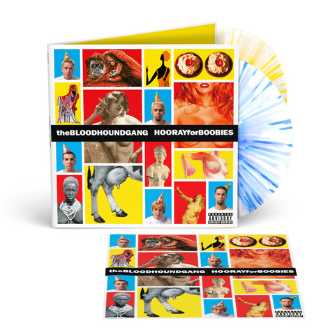 Hooray For Boobies 25th Anniversary von The Bloodhound Gang - 2 x Coloured Splatter Vinyl + Exclusive Stickerset jetzt im Bravado Store