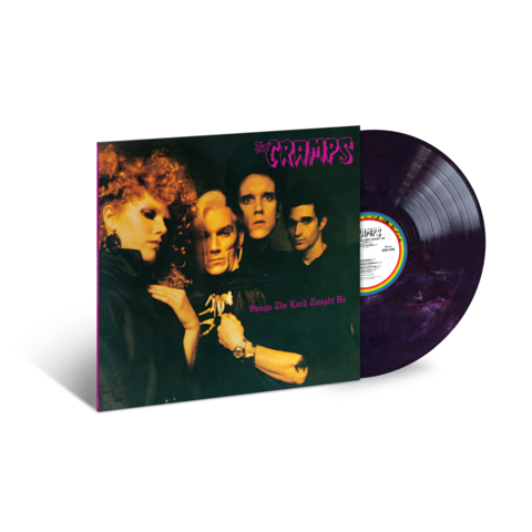 Songs The Lord Taught Us von The Cramps - LP - Coloured Black and Purple marbled Vinyl jetzt im Bravado Store