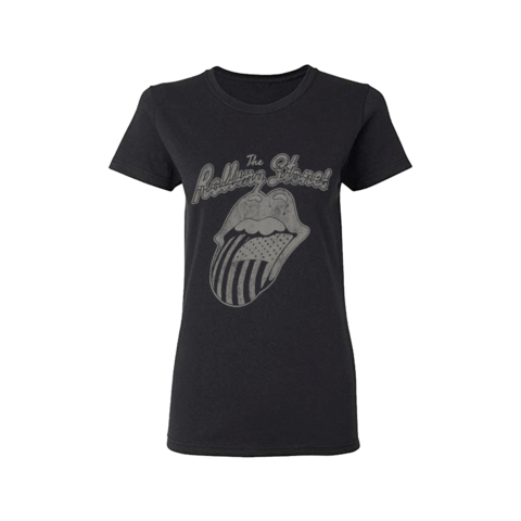 Black & White USA Script von The Rolling Stones - Girlie Shirt jetzt im Bravado Store