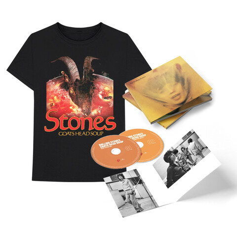 Goats Head Soup (2020 Deluxe CD + "Goat Head" T-Shirt) von The Rolling Stones - CD Bundle jetzt im Bravado Store