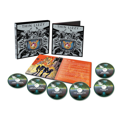 1976 von Thin Lizzy - 5CD + Blu Ray-Audio Box jetzt im Bravado Store