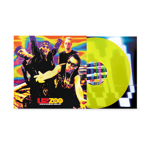 ZOO TV Live In Dublin 1993 EP von U2 - LP - Neon-Yellow Vinyl jetzt im Bravado Store